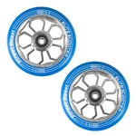 Roller kerék inSPORTline Pótkerék freestyle rollerhez 110 mm, kék-ezüst