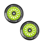 Roller kerék inSPORTline Pótkerék freestyle rollerhez 100 mm, fekete-zöld