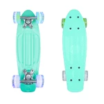 Mini Penny Board WORKER Pico 17" with Light Up Wheels - Blue