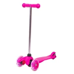 Children’s Tri Scooter WORKER Lucerino with Light-Up Wheels - Pink