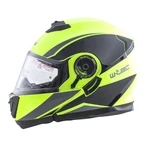 Kask motocyklowy pełny W-TEC Banelmeda - Czarny-fluo żółty