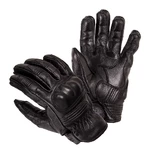 Leather Motorcycle Gloves W-TEC Trogir - Black