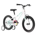 Children’s Bike Kross Mini 3.0 16” – 2025 - bílá / seledynová / korálová / lesk