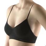 Women’s Bra Top with Narrow Shoulder Straps Bamboo PureLine - Black