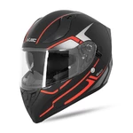 W-TEC Vesco Integralhelm - Black Matt-Corsa Red