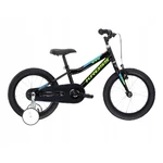 Detský bicykel Kross Racer 3.0 16" Gen 004 - čierna/zelená/modrá
