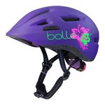 Detská cyklo prilba Bollé Stance Junior - Matte Purple Flower
