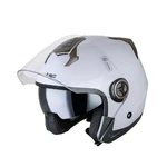 Motorcycle Helmet W-TEC YM-623 - White-Bronze