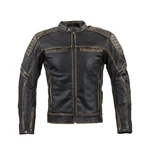 Leather Motorcycle Jacket W-TEC Mungelli - Vintage Black