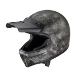 Motorcycle Helmet W-TEC Retron - Striped Silver