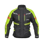 Men’s Motorcycle Jacket W-TEC Ventura - Black-Fluo Yellow