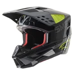 Dirt Bike Helmet Alpinestars S-M5 Rover antracit/žlutá fluo/šedá maskáčová 2022