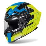 Moto prilba Airoh GP 550S Challenge matná modrá/žltá