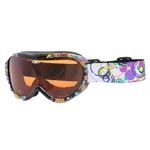 Kids ski goggles WORKER Miller with graphics - Z12- BLK- black