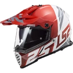 LS2 MX436 Pioneer Evo Motorradhelm - Evolve Red White
