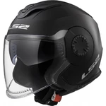 Motorcycle Helmet LS2 OF570 Verso Single - Matt Black