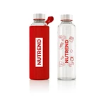 Glass Water Bottle with Thermal Cover Nutrend 800 ml