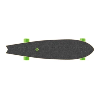 Longboard Street Surfing Fishtail - The Leaf 42" - Silver Truck