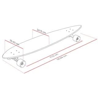 Longboard Street Surfing Paipo 46"