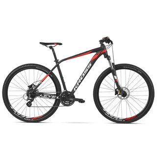 Horský bicykel Kross Level 1.0 27,5" - model 2020 - červená/biela/čierna