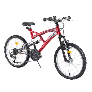 Rower dla dzieci z pełnym zawieszeniem DHS 2042 20" - model 2015 - Czerwony