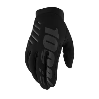 Men’s Motocross Gloves 100% Brisker Black - Black