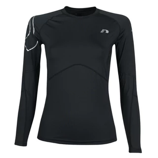 Women's compression thermal shirt Newline Iconic - long sleeve - Black