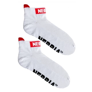 Kotníkové ponožky Nebbia "SMASH IT" 102 - White - White