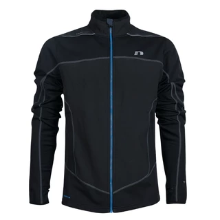 Men's running jacket Newline Iconic Warmtack - Black-Blue