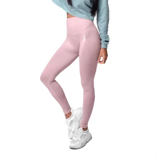 Női leggings Boco Wear Coral Cloud Melange Shape Push Up - világos rózsaszín