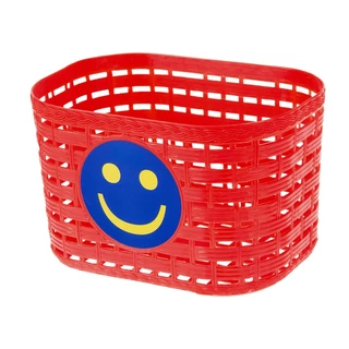 Children’s Front Plastic Bike Basket M-Wave P Children's Basket - Red
