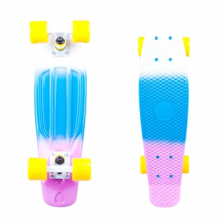 Penny board WORKER Sunbow 22" - 2.jakost - fialovo-modro-bílá