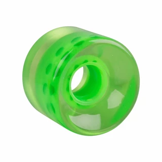 Durchsichtiges Rad für das Penny Board 60 × 45 mm - weiß - grün