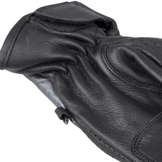 Letné kožené moto rukavice W-TEC Nyarra - šedá