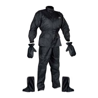 Set Rainpack jacket/pants/gloves/boots Nox - Black