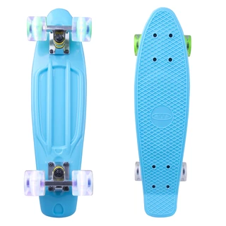 Penny Board WORKER Sturgy 22" with Light Up Wheels - Blue