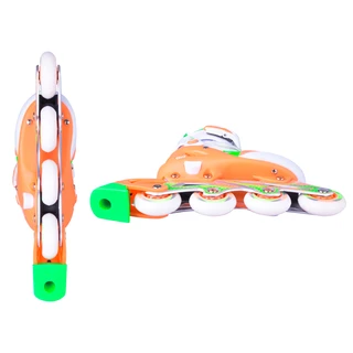 Adjustable Rollerblades WORKER Nubila - Orange-Green-White