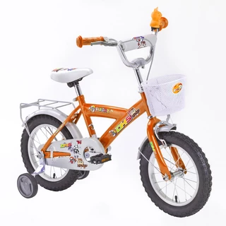 Detský bicykel DHS Lucky 1401 - oranžová