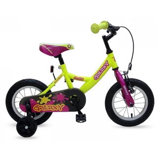 Gyermek kerékpár Galaxy Fenix 12" - sárga