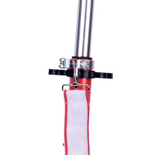 Składana hulajnoga aluminiowa WORKER Iridio DUŻE KOŁA 200 mm - Biały/Czerwony