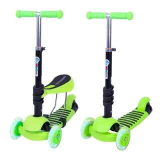3-in-1 Scooter WORKER Nimbo - Pink - Green