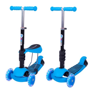 3-in-1 Scooter WORKER Nimbo - Pink - Blue