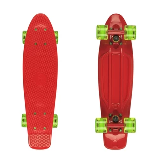 Penny Board Fish Classic 22” - Red-Red-Transparent Green