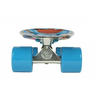 Penny Board ArtFish Elephant 22" - Silver-Transparent Blue