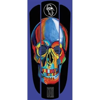 Penny Board Sticker Fish Classic 22” - Black Skull