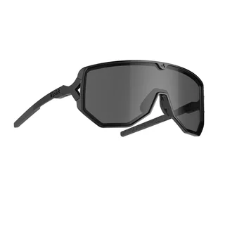 Sports Sunglasses Tripoint Reschen - Transparent Brown Gradient Brown Cat.2 - Matt Black Smoke Cat.3