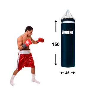 Boxovací pytel SportKO MP02 45x150 cm - 2.jakost