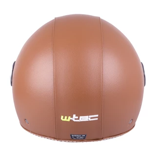 Kask motocyklowy otwarty na skuter W-TEC FS-701B Leather Brown