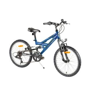 Celoodpružený detský bicykel Reactor Flash 20" - model 2017 - blue