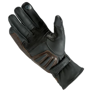 Leather Motorcycle Gloves Rebelhorn Opium II Retro CE